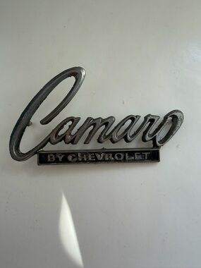 Vintage 1969 Camaro Fender Badge Emblem